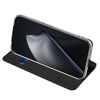 „Dux Ducis“ Skin atverčiamas dėklas - juodas (Xiaomi 17T)
