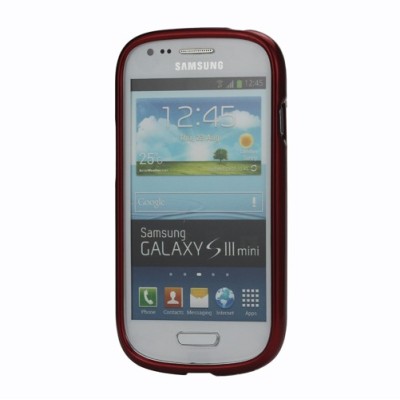 Samsung Galaxy S3 mini i8190 raudonas Mercury kieto silikono (TPU) dėklas - nugarėlė / Priedai.lt