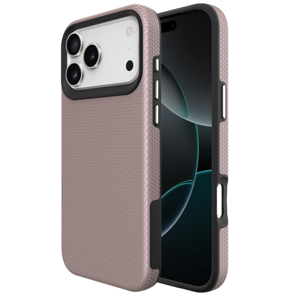 „TUKU“ Shockproof MagSafe kieto silikono  dėklas - rožinis (iPhone 17 Pro)