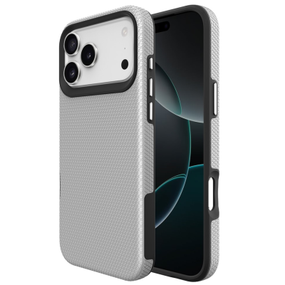 „TUKU“ Shockproof MagSafe kieto silikono  dėklas - sidabrinis (iPhone 17 Pro)
