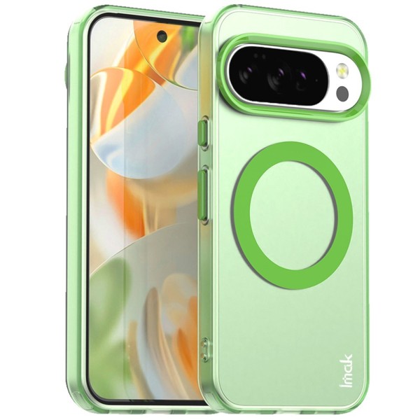 „IMAK“ Candy MagSafe matinis kieto silikono (TPU) dėklas - žalias (Pixel 10 Pro XL)