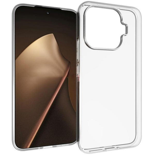 Kieto silikono (TPU) dėklas - skaidrus (Xiaomi 17T Pro)