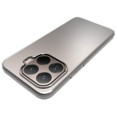 Kieto silikono (TPU) dėklas - skaidrus (Xiaomi 17T Pro)