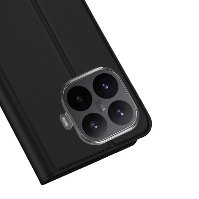 „Dux Ducis“ Skin atverčiamas dėklas - juodas (Xiaomi 17T Pro)