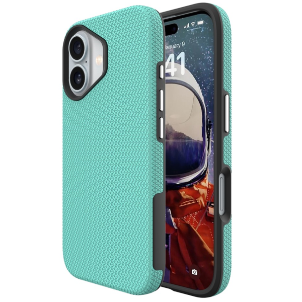 „TUKU“ Shockproof MagSafe kieto silikono  dėklas - žalias (iPhone 17)