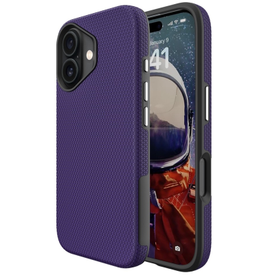 „TUKU“ Shockproof MagSafe kieto silikono  dėklas - violetinis (iPhone 17)