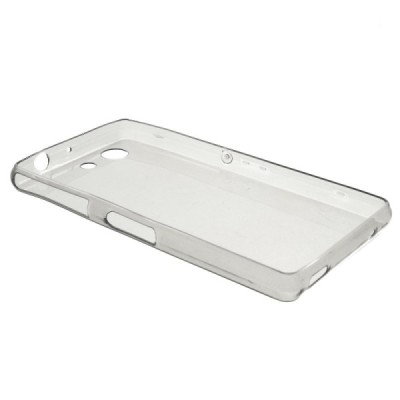 Sony Xperia Z3 Compact dzidrs (caurspīdīgs) cieta silikona TPU pasaulē planākais pelēks apvalks / Vacins.lv