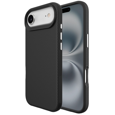 „TUKU“ Shockproof MagSafe kieto silikono  dėklas - juodas (iPhone Air)