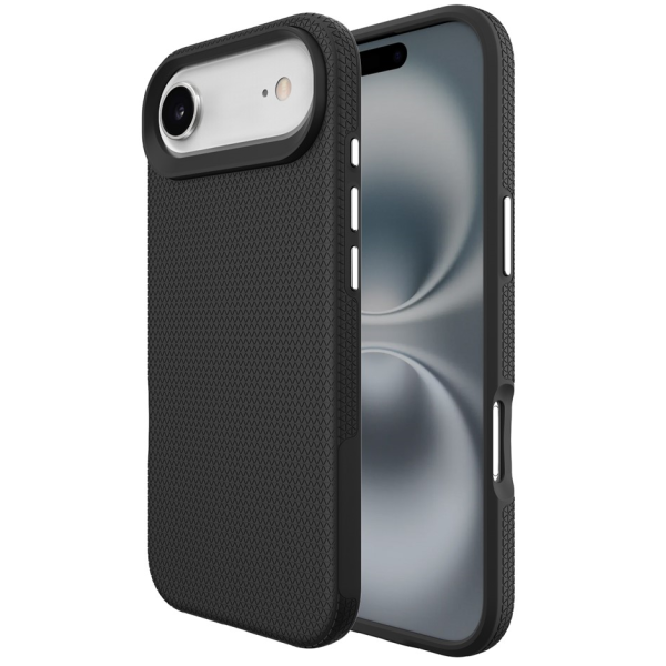 „TUKU“ Shockproof MagSafe kieto silikono  dėklas - juodas (iPhone Air)