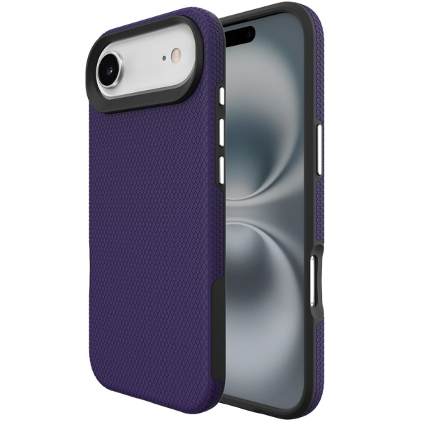 „TUKU“ Shockproof MagSafe kieto silikono  dėklas - violetinis (iPhone Air)