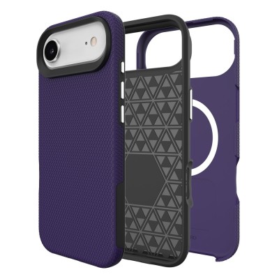 „TUKU“ Shockproof MagSafe kieto silikono  dėklas - violetinis (iPhone Air)