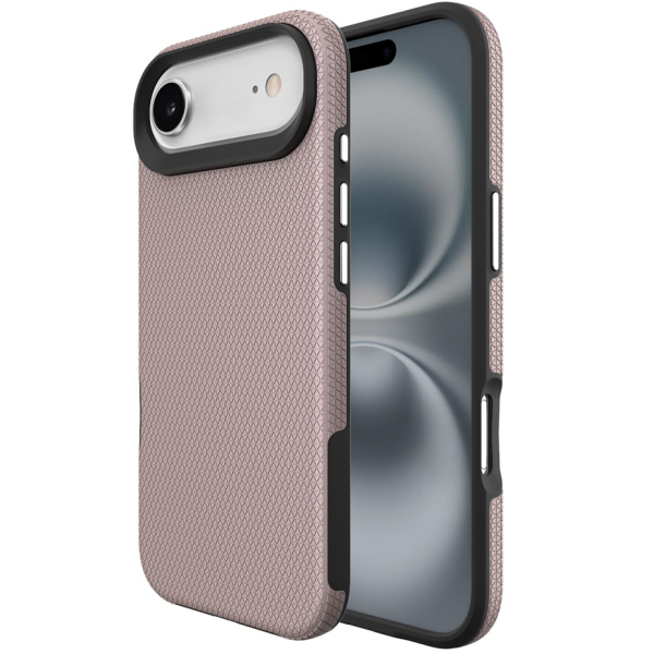 „TUKU“ Shockproof MagSafe kieto silikono  dėklas - rožinis (iPhone Air)