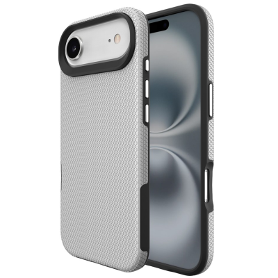 „TUKU“ Shockproof MagSafe kieto silikono  dėklas - sidabrinis (iPhone Air)