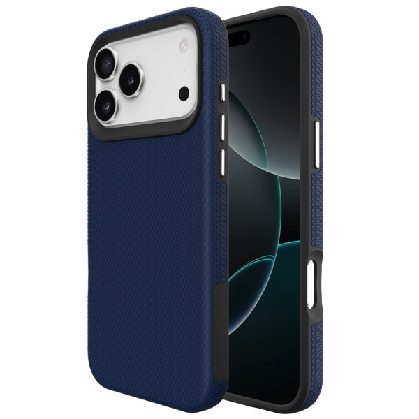 „TUKU“ Shockproof MagSafe kieto silikono  dėklas - mėlynas (iPhone 17 Pro Max)