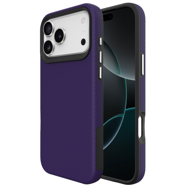 „TUKU“ Shockproof MagSafe kieto silikono  dėklas - violetinis (iPhone 17 Pro Max)