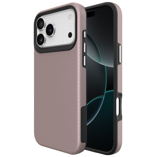 „TUKU“ Shockproof MagSafe kieto silikono  dėklas - rožinis (iPhone 17 Pro Max)