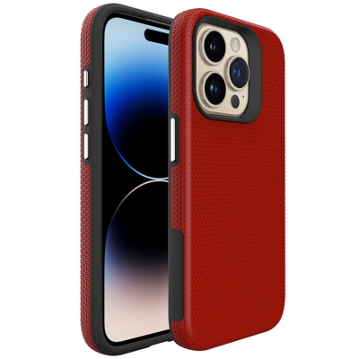„TUKU“ Shockproof MagSafe kieto silikono  dėklas - raudonas (iPhone 16 Pro Max)