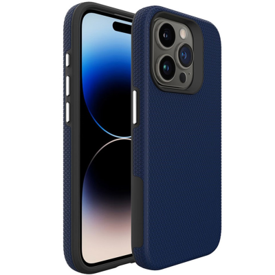 „TUKU“ Shockproof MagSafe kieto silikono  dėklas - mėlynas (iPhone 16 Pro Max)
