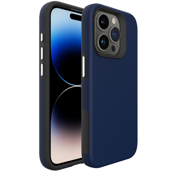 „TUKU“ Shockproof MagSafe kieto silikono  dėklas - mėlynas (iPhone 16 Pro Max)