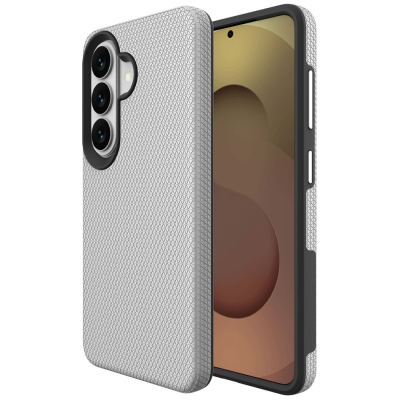 „TUKU“ Shockproof MagSafe kieto silikono  dėklas - sidabrinis (Galaxy S26)