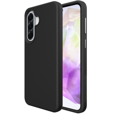 „TUKU“ Shockproof MagSafe kieto silikono  dėklas - juodas (Galaxy A57)