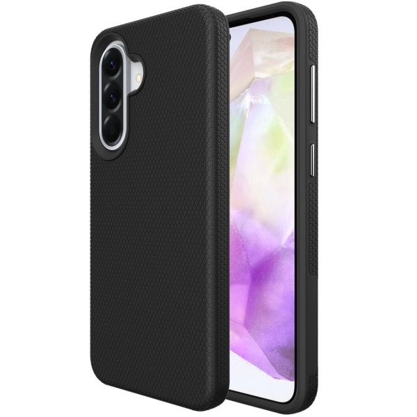 „TUKU“ Shockproof MagSafe kieto silikono  dėklas - juodas (Galaxy A57)