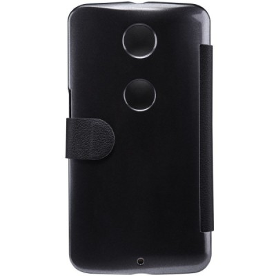 Motorola Nexus 6 Nillkin Fresh atvēramais melns maciņš / Vacins.lv