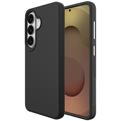 „TUKU“ Shockproof MagSafe kieto silikono  dėklas - juodas (Galaxy S24 / S25)
