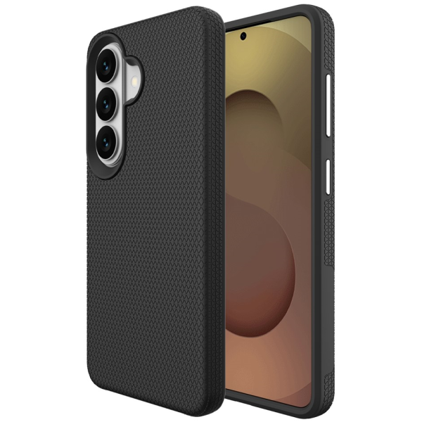 „TUKU“ Shockproof MagSafe kieto silikono  dėklas - juodas (Galaxy S24 / S25)