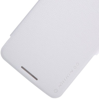 Motorola Nexus 6 Nillkin Fresh atvēramais balts maciņš / Vacins.lv