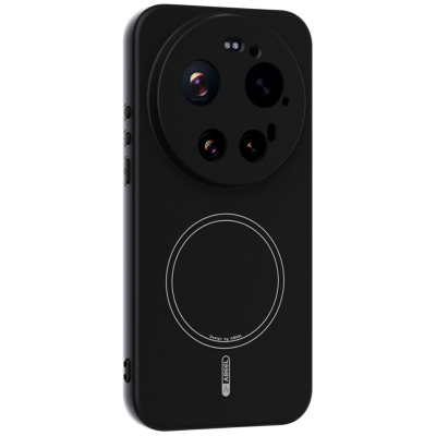 „ABEEL“ kieto silikono (TPU) dėklas - juodas (Xiaomi 17 Ultra)