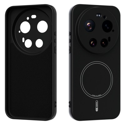 „ABEEL“ kieto silikono (TPU) dėklas - juodas (Xiaomi 17 Ultra)