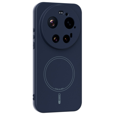„ABEEL“ kieto silikono (TPU) dėklas - tamsiai mėlynas (Xiaomi 17 Ultra)