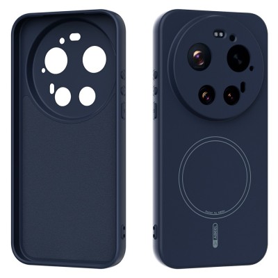 „ABEEL“ kieto silikono (TPU) dėklas - tamsiai mėlynas (Xiaomi 17 Ultra)