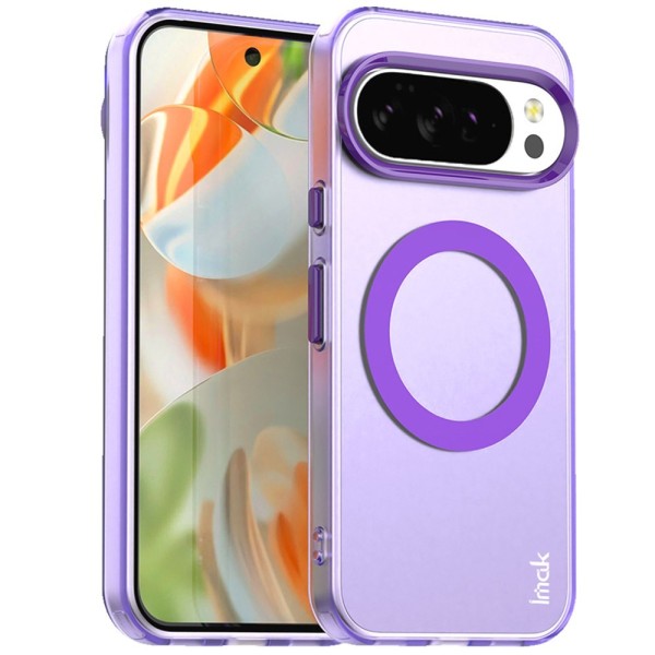 „IMAK“ Candy MagSafe matinis kieto silikono (TPU) dėklas - violetinis (Pixel 10 / 10 Pro)
