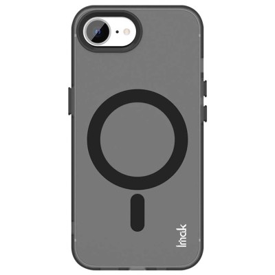 „IMAK“ Candy MagSafe matinis kieto silikono (TPU) dėklas - juodas (iPhone 17e / 16e)