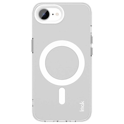 „IMAK“ Candy MagSafe matinis kieto silikono (TPU) dėklas - baltas (iPhone 17e / 16e)