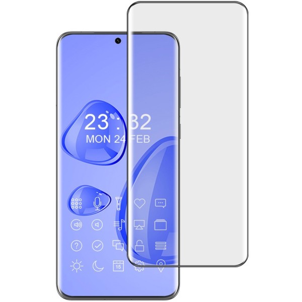„IMAK“ Tempered Glass pilnai dengiantis apsauginis ekrano stiklas - juodas (P60 / P60 Pro)