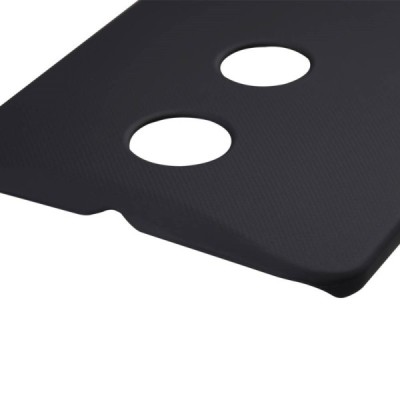 Motorola Nexus 6 Nillkin Frosted Shield juodas plastikinis dėklas + apsauginė ekrano plėvelė / Priedai.lt