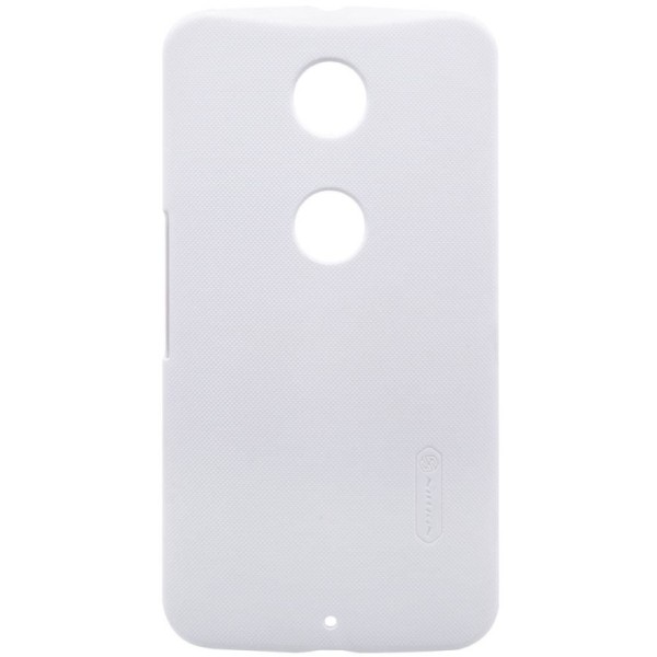 „Nillkin“ Frosted Shield dėklas - baltas + apsauginė ekrano plėvelė (Nexus 6)