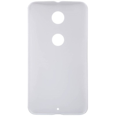 Motorola Nexus 6 Nillkin Frosted Shield baltas plastikinis dėklas + apsauginė ekrano plėvelė / Priedai.lt