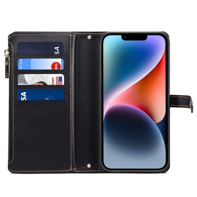 „ESEBLE“ solidus dėklas su pinigine - juodas (iPhone 15)