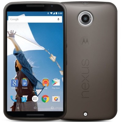 Motorola Nexus 6 dzidrs (caurspīdīgs) cieta silikona TPU pasaulē planākais pelēks apvalks / Vacins.lv