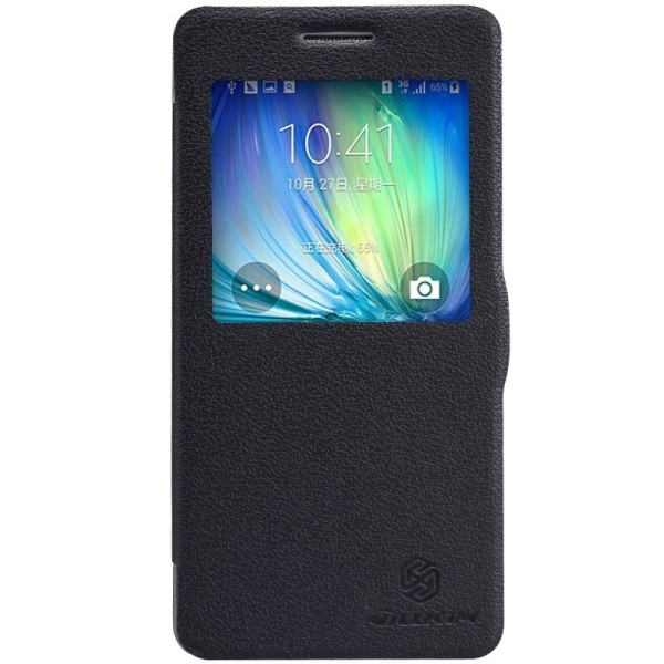 „Nillkin“ Fresh atvēramais maciņš - melns (Galaxy A5 2015)