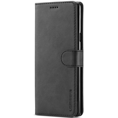 „LC.IMEEKE“ atverčiamas dėklas, knygutė - juodas (Galaxy Note 9)