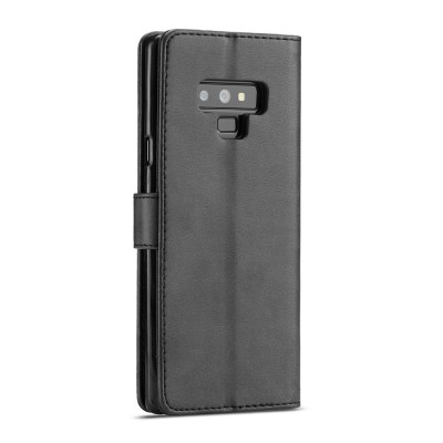 „LC.IMEEKE“ atverčiamas dėklas, knygutė - juodas (Galaxy Note 9)