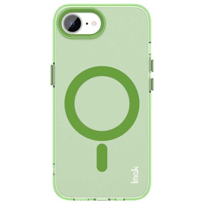 „IMAK“ Candy MagSafe matinis kieto silikono (TPU) dėklas - žalias (iPhone 17e / 16e)