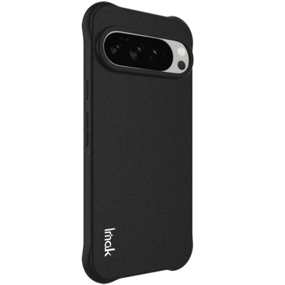 „Imak“ sustiprintos apsaugos Airbag kieto silikono matinis (TPU) dėklas - juodas (Pixel 10 Pro XL)