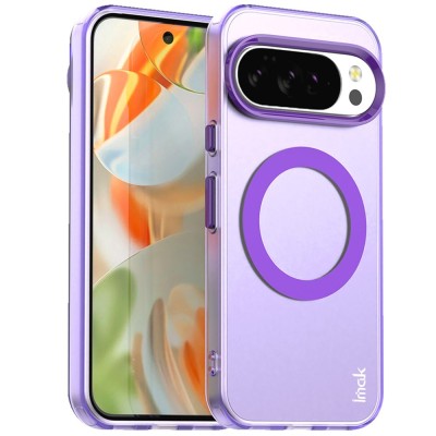 „IMAK“ Candy MagSafe matinis kieto silikono (TPU) dėklas - violetinis (Pixel 10 Pro XL)