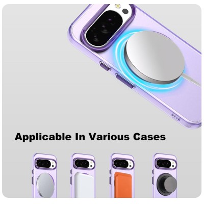 „IMAK“ Candy MagSafe matinis kieto silikono (TPU) dėklas - violetinis (Pixel 10 Pro XL)